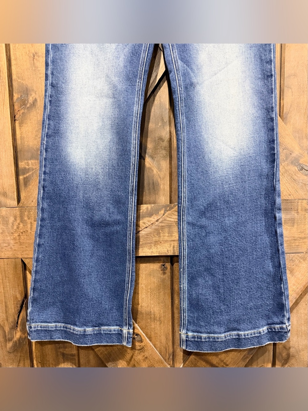 Kancan Wide Leg Flare High Rise Jeans Sz 28 - Picture 14 of 14